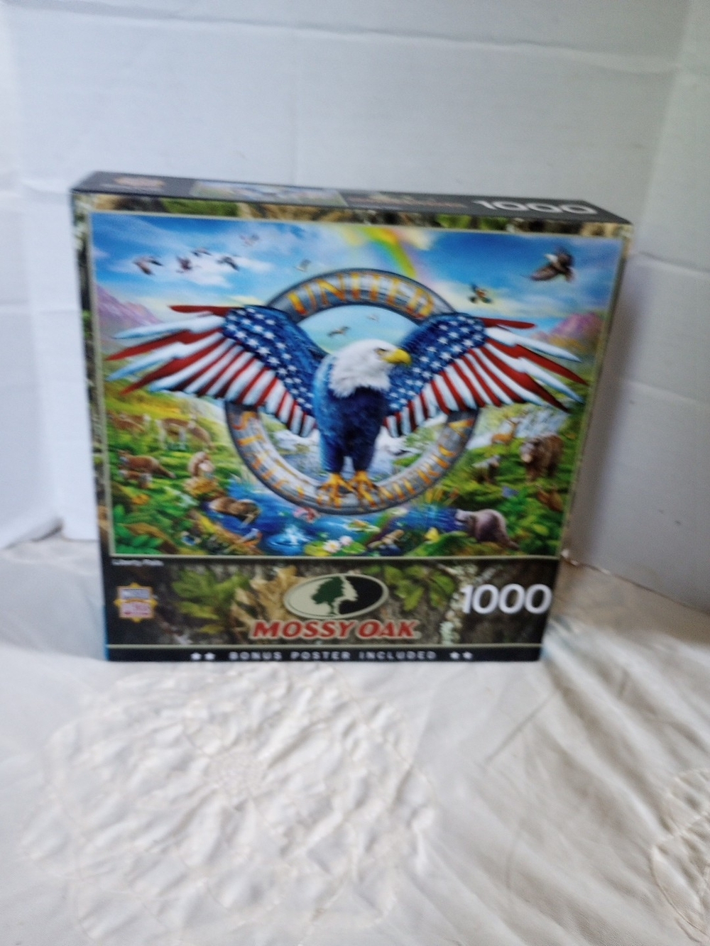 Mossy Oak Liberty Falls (Patriotic Eagle) 1000 Piece Masterpieces Puzzle